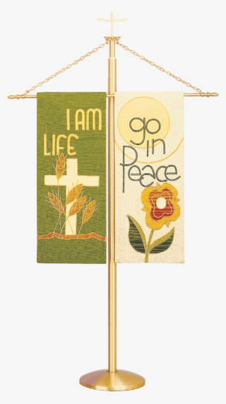 Bronze Banner Stand - Illustration