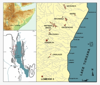 The Finds Were Made In The Desert Badlands Near Lake - Turkana Archaeological Site On Map