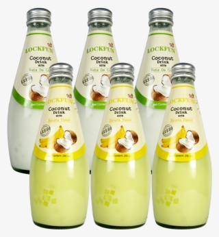 Thailand Lockfun Lek Fen Coconut Water Import Juice - Glass Bottle
