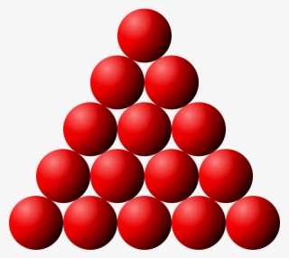Open - Snooker Balls In Triangle