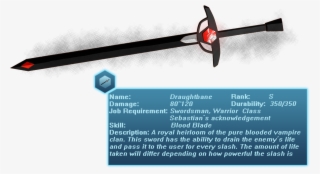 Draughtbane - Sword