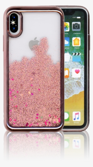 Iphone X/10/xs Mm Electroplated Water Glitter Case - Iphone Xs Water Glitter Phone Case