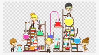 Chemistry Cartoon Clipart Laboratory Chemistry - Лаборатория Картинки Для Детей