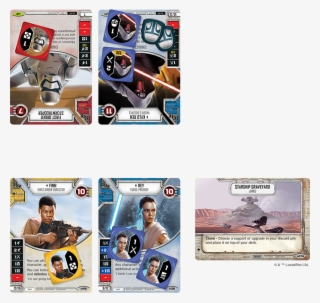 In Addition, Because Kate's Battlefield Wasn't Chosen - Star Wars Destiny Rey Character Card & Dice