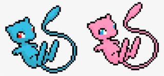 Shiny Mew And Mew By Pinkkitty604 - 8 Bit Pokemon