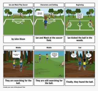 Ian And Mack Play Soccer