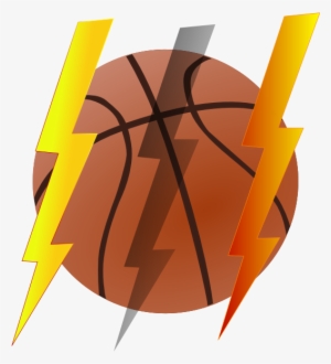 Lightning Bolt Basketball Clip Art At Clker - Lightning Basketball Png