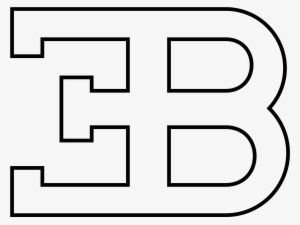 Bugatti Eb Logo Png Transparent - Bugatti Logo White Png