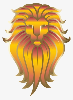 This Free Icons Png Design Of Chromatic Lion Face Tattoo