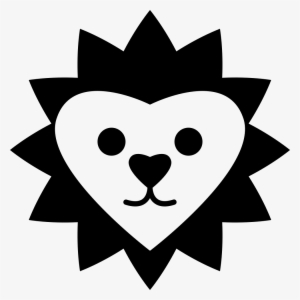 Heart Shaped Lion Face Comments - Lion Face Heart