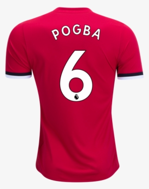 Manchester United Paul Pogba 2017/18 Home Soccer Jersey - Lewandowski Poland Jersey 2018