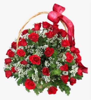 Basket Of 50 Red Roses - دسته گل زیبا متحرک