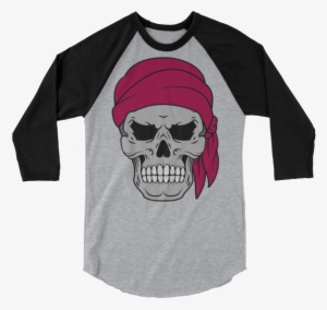 Pirate Skull & Flag Long-sleeve Shirt