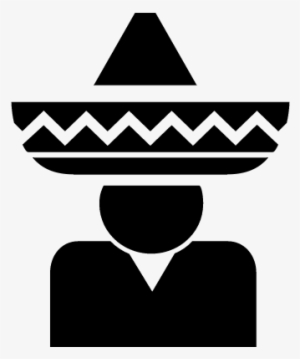 Horseman Of Mexico With Typical Mexican Hat Vector - Mexican Icon