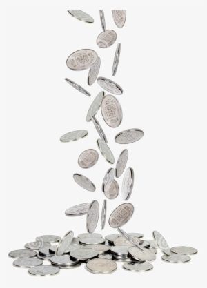 Silver Coins Falling Png - Coins Falling Png File