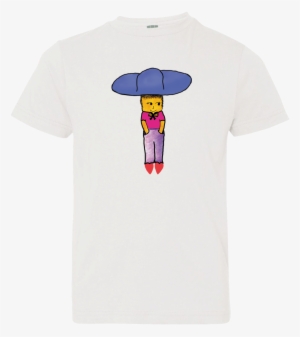 Boy In Mexican Hat Youth Jersey T-shirt - Longboard