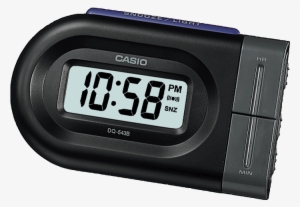 Dq 543b 1ef - Casio Digital Beep Alarm Clock - Black