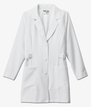 White Swan Ladies 32" Buckle Tri-blend Stretch Labcoat - Clothing