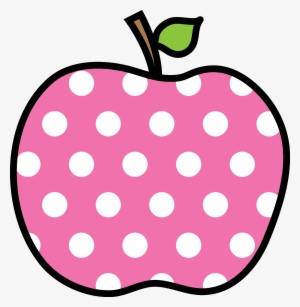 Clipart Apple Polka Dot - Polka Dot Apple Clipart