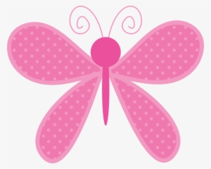 Flowerpot Babies - Cute Polka Dot Butterfly Clipart
