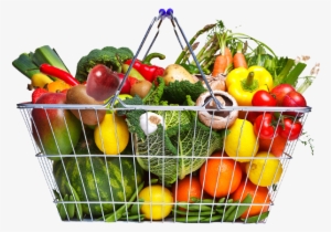 Fruit And Veg Shopping Basket Transparent Image