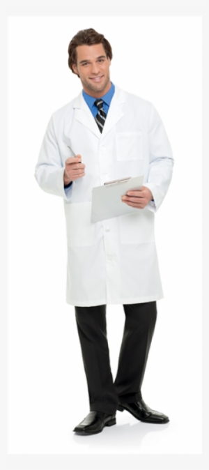 Men's Lab Coat - White Coat