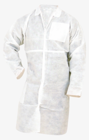Disposable Lab Coat L - Белый Махровый Халат