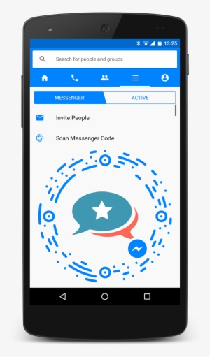 How Do I Use Facebook Messenger Codes - Facebook Messenger Mobile Png