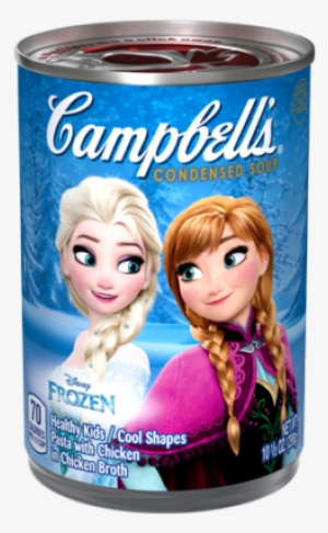 Disney Frozen Elsa & Anna Soup - Campbell's Disney Frozen Shaped Pasta Condensed Soup