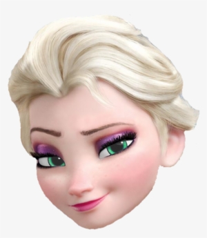 Clip Library Library From The Movie Frozen New Haircut - Disney Elsa Frozen Mask