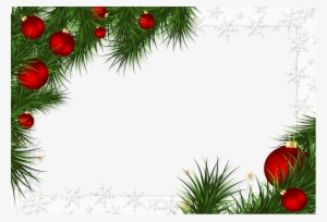 Christmas Clip - Christmas Tree Frame Png