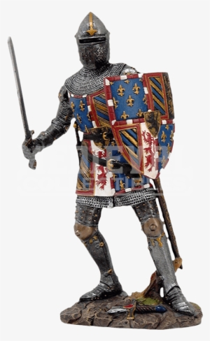 Medieval Knight Transparent Image - Medieval Knight In Full Armor Shield And Sword Collectible