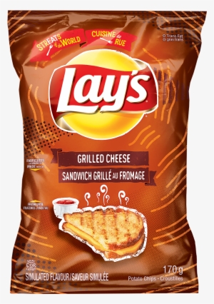 Lay's® Grilled Cheese Flavour Potato Chips - Lays Chips Salt And Vinegar