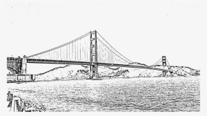 This Free Icons Png Design Of Golden Gate Bridge Woodcut