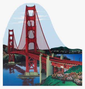 Transparent Golden Gate Bridge Png