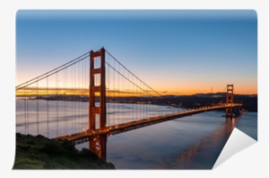 Golden Gate Bridge At Dawn Wall Mural - Golden Gate Bridge