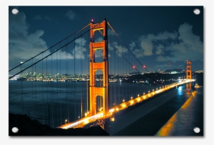 General Night Golden Gate Bridge - 8k Resolution New Widescreen