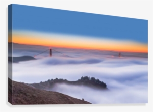 The Golden Gate Bridge In The Fog Canvas Print