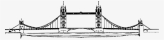 London Tower Bridge London Bridge Tower Of London - Blueprint Of London Bridge