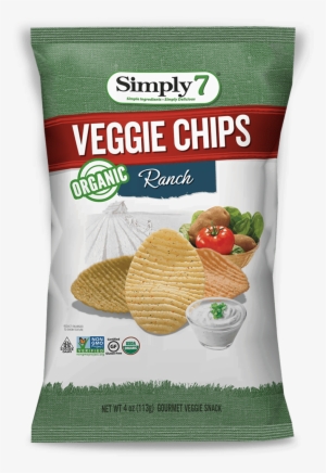Next - Simply 7 Veggie Chips Organic Ranch - 4 Oz.