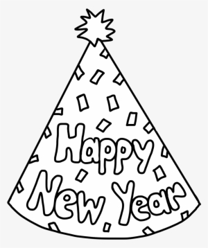 Clip Art By Carrie Teaching First Happy New Year Party - New Year Party Hat