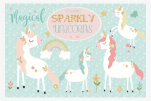 Sparkly Unicorns By Poppymoon Design - Poppymoon Design