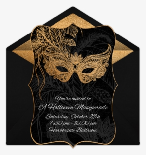 Halloween Masquerade Online Invitation - Building Information Modeling