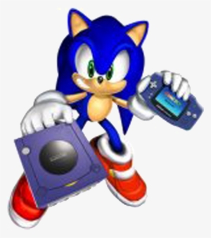 sonic the hedgehog clipart nintendo - sonic gba and gamecube