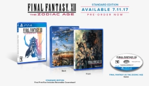 Final Fantasy Xii The Zodiac Age Standard Edition - Final Fantasy Xii The Zodiac Age Limited Edition [ps4