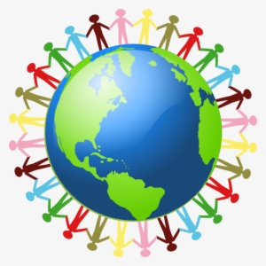 People Holding Hands Around The World Svg Clip Arts