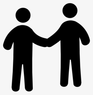 Men Shaking Hands Comments - Two People Shaking Hands Icon