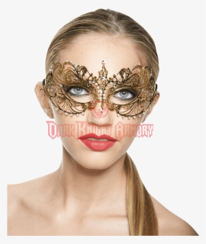 Elegant Venetian Metal Filigree Laser Cut Masquerade