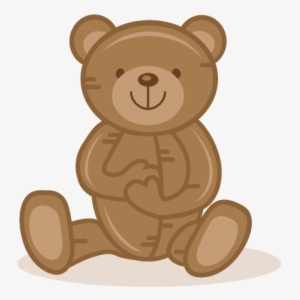 Teddy Bear Svg Scrapbook Cut File Cute Clipart Files - Child