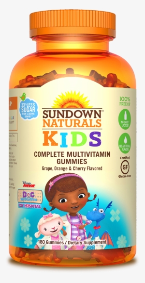 Doc Mcstuffins Complete Multivitamin Gummies - Sundown Naturals Kids Avengers Complete Multivitamin